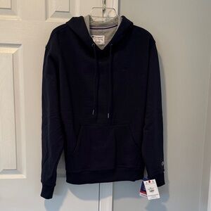 Champion Men's Dark Blue Hoodie